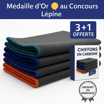 TopClean- Chiffon en Fibre de Carbone
